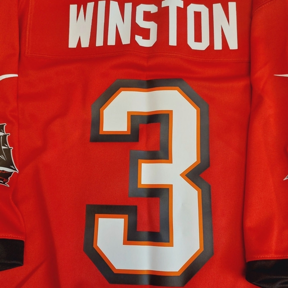 Nike Tampa Bay Buccaneers Jersey Mens Size XXL Jameis Winston #3 On Field Red - Picture 7 of 9